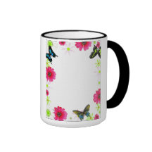 FLORAL PHOTO FRAME MUGS