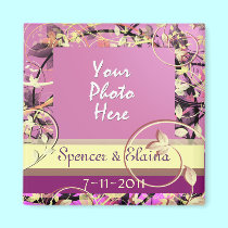 Floral Photo Magnet magnets