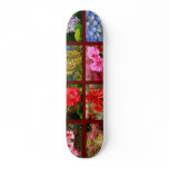Floral photography skate deck