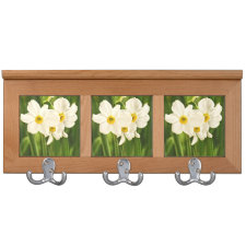 Floral Photography: White Spring Narcissus Coat Racks