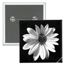 floral pinback buttons