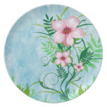 Floral plate