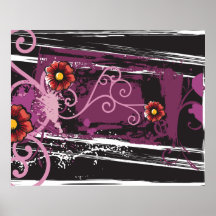 Floral Pop Poster
