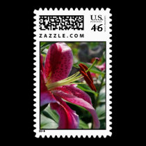 Floral postage postage