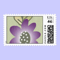 Floral Postage Stamp stamps