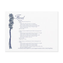 Floral Postcard