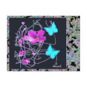 Floral Postcard