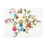 Floral Postcard