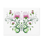Floral Postcard:    Flower Symmetry
