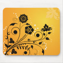 Floral Print Mouse Mat