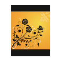 Floral Print postcards