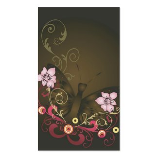 Floral Profile Card profilecard