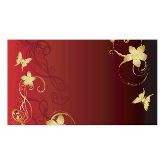 Floral Profile Card profilecard