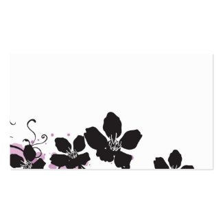 Floral Profile Card profilecard