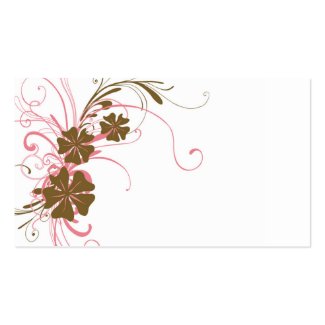 Floral Profile Card profilecard