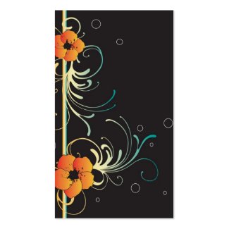 Floral Profile Card profilecard