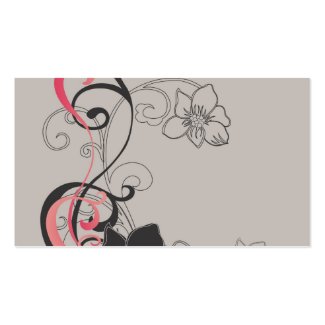 Floral Profile Card profilecard