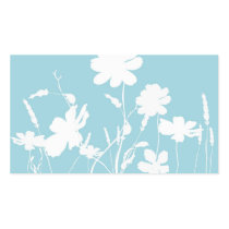 Floral Profile Card business cards by coconutpie Floral Profile Card business cards