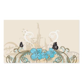 Floral Profile Card profilecard