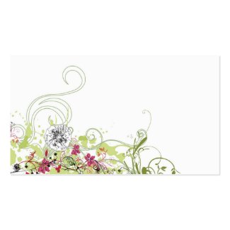 Floral Profile Card profilecard