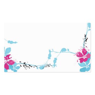 Floral Profile Card profilecard
