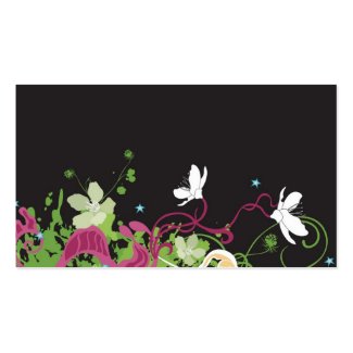 Floral Profile Card profilecard