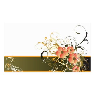 Floral Profile Card profilecard