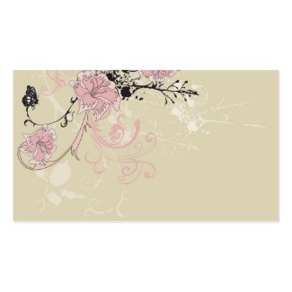 Floral Profile Card profilecard