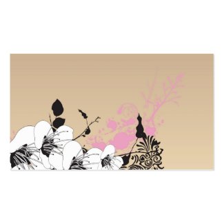 Floral Profile Card profilecard