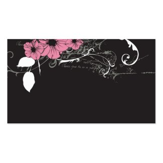 Floral Profile Card profilecard