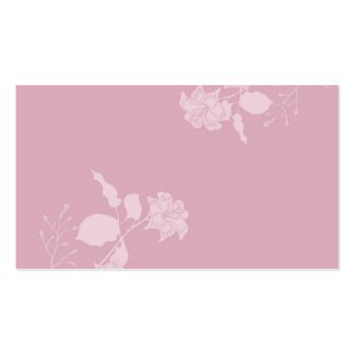 Floral Profile Card profilecard