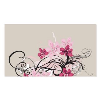 Floral Profile Card profilecard