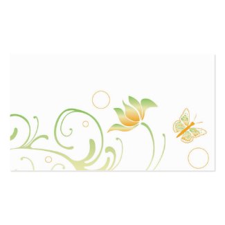 Floral Profile Card profilecard