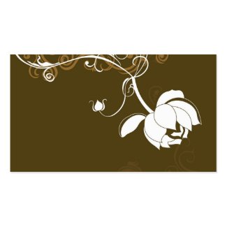 Floral Profile Card profilecard