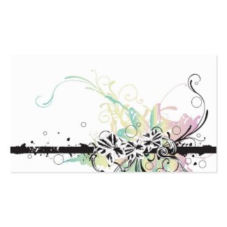 Floral Profile Card profilecard