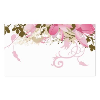 Floral Profile Card profilecard