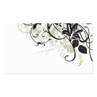 Floral Profile Card profilecard