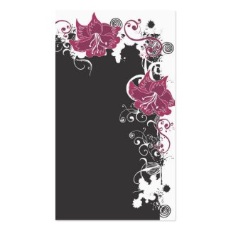 Floral Profile Card profilecard