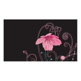 Floral Profile Card profilecard
