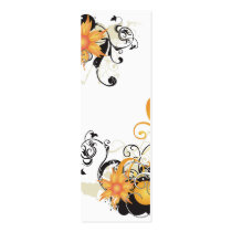 Floral Profile Card business cards by coconutpie Floral Profile Card business cards