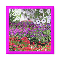 Floral Profusion Magnet - bordered