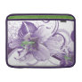 floral purple elegance macbook air sleeves