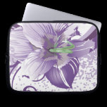 floral purple  elegance laptop sleeves