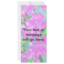 Floral Rack Card Template rack cards by calabashcreations Floral Rack Card Template rack cards