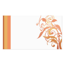 floral rainbow business cards