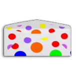 Floral Rainbow Spots Envelopes