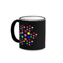 Floral Rainbow Spots Mug