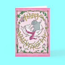 Floral Rattie Valentine cards