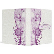 Floral Recipe Binder