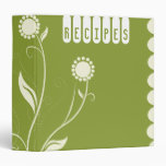 Floral Recipe Binder